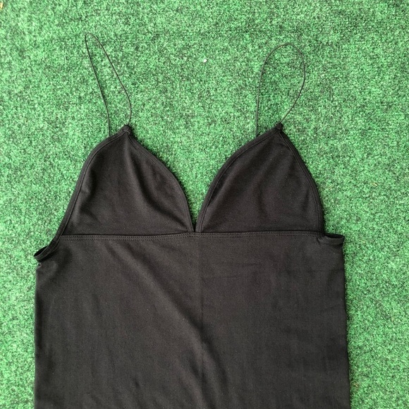 NWOT Free People Intimately Seamless Bodycon Slip Dress Black Sz M/L - Picture 6 of 9